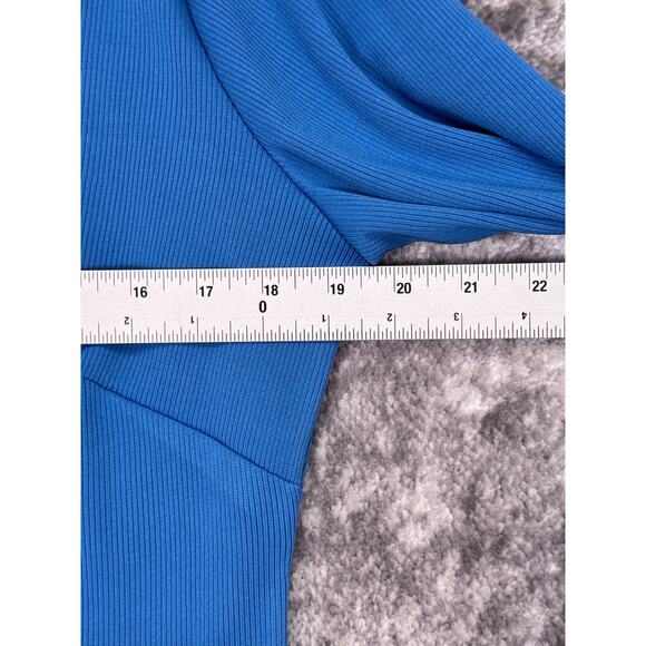 New Boston Proper Dress Medium Womens Light Blue Collared Long Sleeve Tunic - Picture 4 of 8